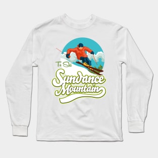 Sundance Mountain ski logo Long Sleeve T-Shirt